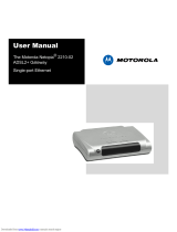 Motorola NETOPIA 2210-02 ADSL2-RESIDENTIAL GATEWAY - QUICK User manual