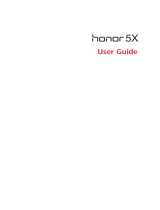 Huawei HUAWEI HONOR 5X User manual