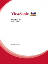ViewSonic ViewPad 7x Owner's manual