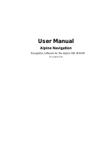 Alpine INE-W INE-W928R User manual