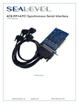 SeaLevel ACB-MP+4.PCI User manual