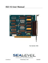 SeaLevel ISO-16 User manual