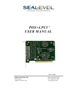 SeaLevel POS+4.PCI User manual