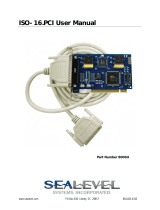 SeaLevel ISO-16.PCI User manual