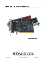 SeaLevel PIO-24.LPCI User manual