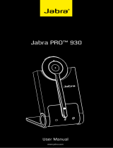 Jabra PRO 930 User manual