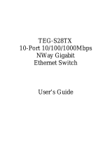Trendnet TEG-S28TX Owner's manual