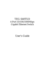 Trendnet TEG-S40TXD Owner's manual