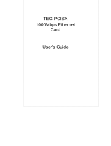 Trendnet TEG-PCISX Owner's manual