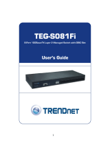 Trendnet TEG-S081Fi Owner's manual