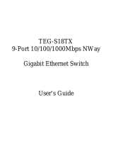Trendnet TEG-S18TX User manual