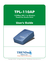 Trendnet TPL-110AP User manual