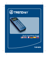 Trendnet TVP-SP3 Quick Installation Guide