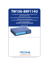 Trendnet TW100-BRF114U Quick Installation Guide