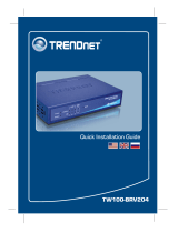 Trendnet TW100-BRV204 Quick Installation Guide