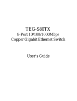 Trendnet TEG-S80TX Owner's manual