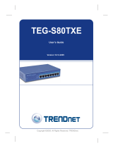 Trendnet TEG-S80TXE User guide