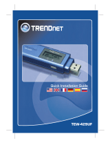 Trendnet TEW-429UF Quick Installation Guide