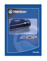 Trendnet TFU-430 User manual