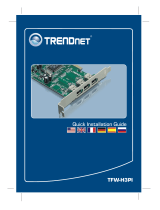 Trendnet RB-TFW-H3PI Quick Installation Guide