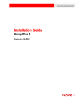 Novell GroupWise 8 Installation guide