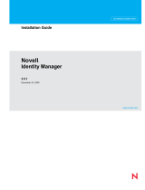 Novell Identity Manager 3.5.1 Installation guide