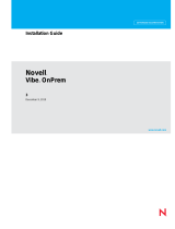 Novell Vibe OnPrem 3  Installation guide