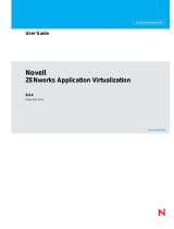 Novell ZENworks Application Virtualization 8.0 User guide