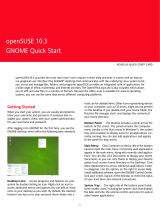 Novell openSUSE 10.3 Quick start guide