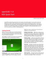 Novell openSUSE 11.0 Quick start guide