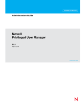 Novell Privileged User Manager 2.2.2 Administration Guide
