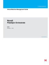 Novell PlateSpin Orchestrate 2.0 User guide