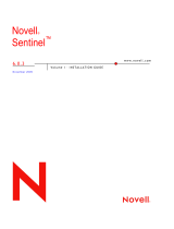 Novell Sentinel 6 SP3  Installation guide