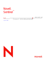 Novell Sentinel 6 SP3  Installation guide
