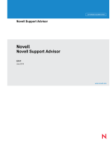 Novell Support Advisor  User guide