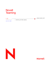 Novell Teaming + Conferencing 1.0  Installation guide