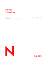 Novell Teaming + Conferencing 1.0  User guide