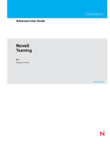 Novell Teaming 2.1  User guide