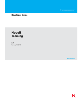 Novell Teaming 2.1  User guide