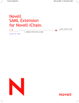 Novell SAML extension for iChain  Administration Guide