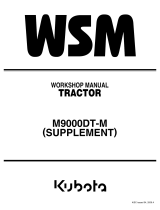 Kubota M9000DT-M Workshop Manual Supplement
