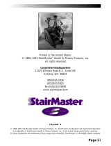 Stairmaster 7000PT StepMill Owner's manual