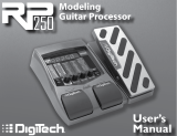 DigiTech RP250 User manual