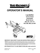 MTD 510 Owner's manual