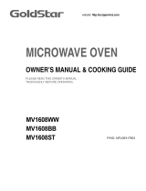 LG MV1608BB Owner's manual