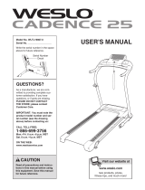 Weslo WCTL19809.0 User manual