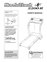 NordicTrack C2200 Treadmill User manual