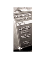 Crate CA125D Owner's manual