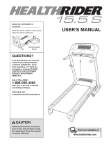 HealthRider 15.5 S Treadmill User manual