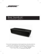 Bose SoundLink Mini Bluetooth speaker II User manual